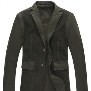 Army green blazer